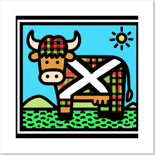 Scottish Cow - Pop Art Posters and Art